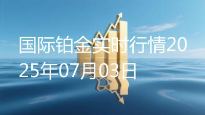 国际铂金实时行情2025年07月03日