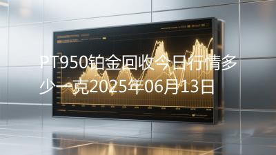 PT950铂金回收今日行情多少一克2025年06月13日