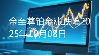 金至尊铂金涨跌幅2025年10月08日