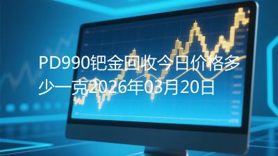 PD990钯金回收今日价格多少一克2026年03月20日