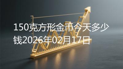 150克方形金币今天多少钱2026年02月17日