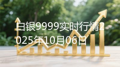 白银9999实时行情2025年10月06日