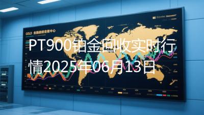 PT900铂金回收实时行情2025年06月13日