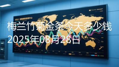 梅兰竹菊金条今天多少钱2025年08月28日