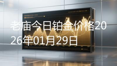 老庙今日铂金价格2026年01月29日