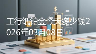 工行纸铂金今天多少钱2026年03月08日