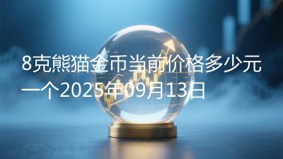 8克熊猫金币当前价格多少元一个2025年09月13日
