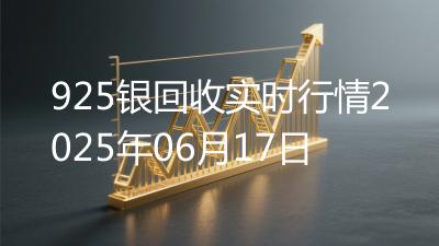 925银回收实时行情2025年06月17日