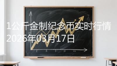 1公斤金制纪念币实时行情2026年03月17日