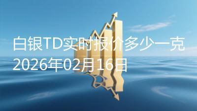 白银TD实时报价多少一克2026年02月16日