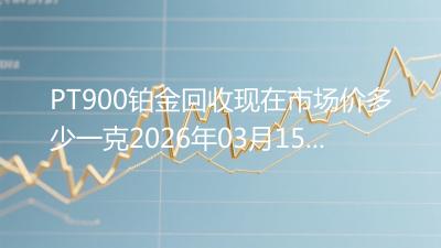 PT900铂金回收现在市场价多少一克2026年03月15日