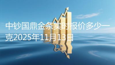中钞国鼎金条实时报价多少一克2025年11月13日