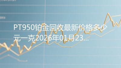 PT950铂金回收最新价格多少元一克2026年01月23日