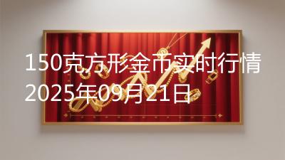 150克方形金币实时行情2025年09月21日