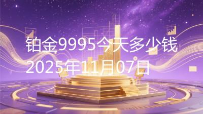 铂金9995今天多少钱2025年11月07日