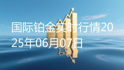 国际铂金实时行情2025年06月07日