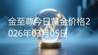 金至尊今日黄金价格2026年03月05日