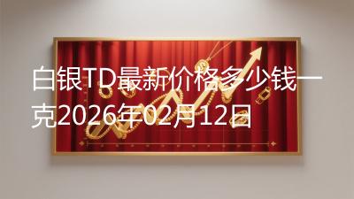 白银TD最新价格多少钱一克2026年02月12日