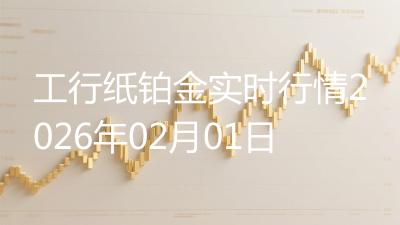 工行纸铂金实时行情2026年02月01日