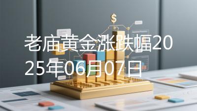 老庙黄金涨跌幅2025年06月07日