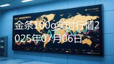 金条100g实时行情2025年07月06日