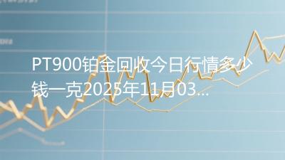 PT900铂金回收今日行情多少钱一克2025年11月03日