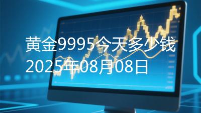 黄金9995今天多少钱2025年08月08日