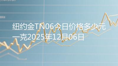 纽约金TN06今日价格多少元一克2025年12月06日