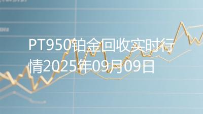 PT950铂金回收实时行情2025年09月09日