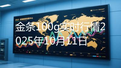 金条100g实时行情2025年10月11日