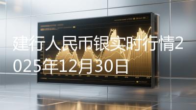 建行人民币银实时行情2025年12月30日