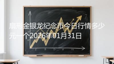 扇形金银龙纪念币今日行情多少元一个2026年01月31日