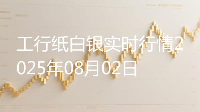 工行纸白银实时行情2025年08月02日