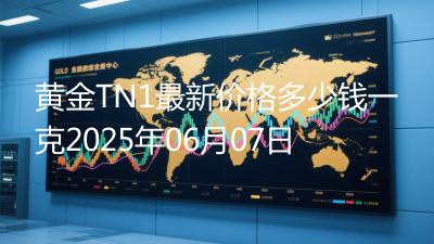 黄金TN1最新价格多少钱一克2025年06月07日
