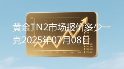 黄金TN2市场报价多少一克2025年07月08日