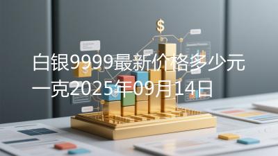 白银9999最新价格多少元一克2025年09月14日