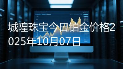 城隍珠宝今日铂金价格2025年10月07日