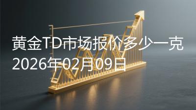 黄金TD市场报价多少一克2026年02月09日