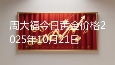 周大福今日黄金价格2025年10月21日