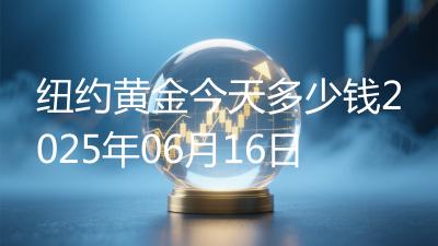 纽约黄金今天多少钱2025年06月16日