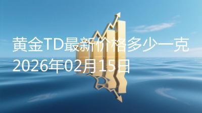 黄金TD最新价格多少一克2026年02月15日