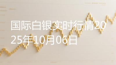 国际白银实时行情2025年10月06日