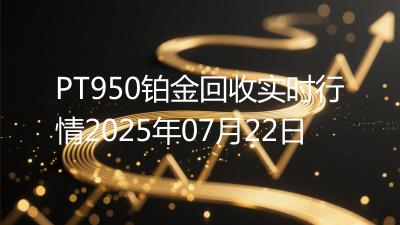 PT950铂金回收实时行情2025年07月22日