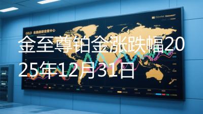 金至尊铂金涨跌幅2025年12月31日