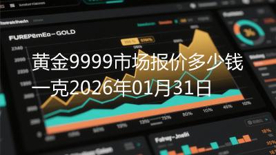 黄金9999市场报价多少钱一克2026年01月31日