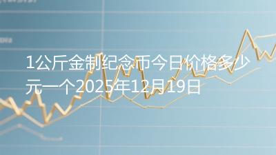 1公斤金制纪念币今日价格多少元一个2025年12月19日