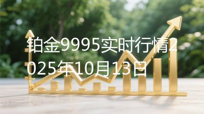 铂金9995实时行情2025年10月13日