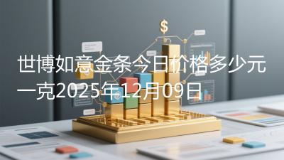世博如意金条今日价格多少元一克2025年12月09日