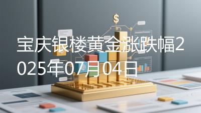 宝庆银楼黄金涨跌幅2025年07月04日