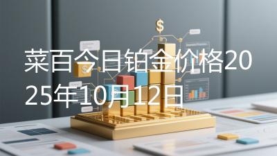 菜百今日铂金价格2025年10月12日